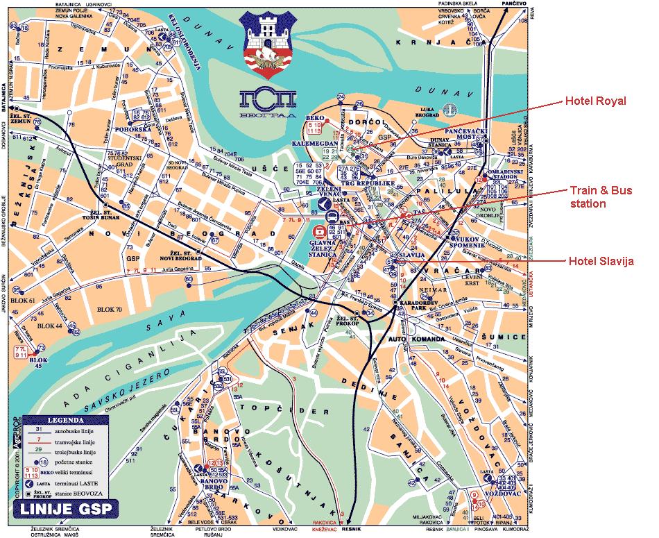 Belgrade Map | Maps